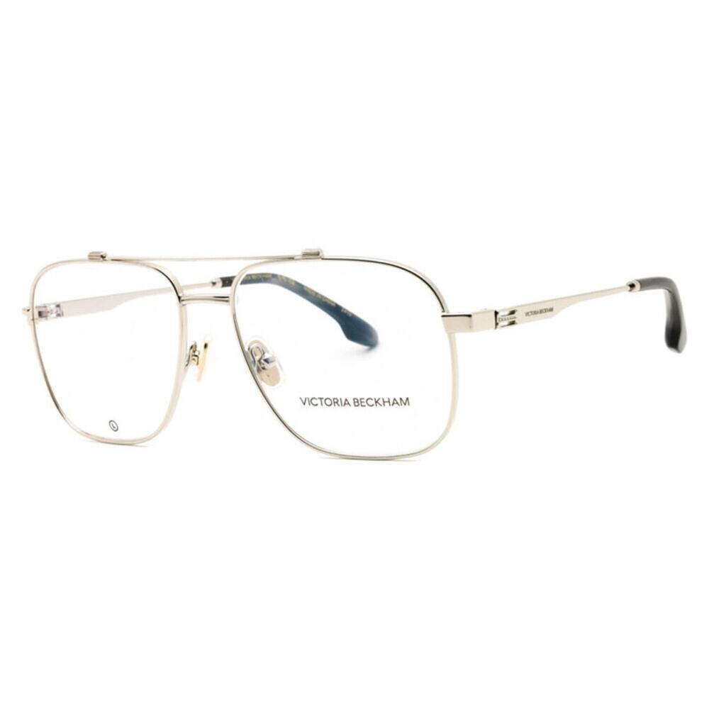 NEW Victoria Beckham VB2138 040 Silver Sunglasses authentic